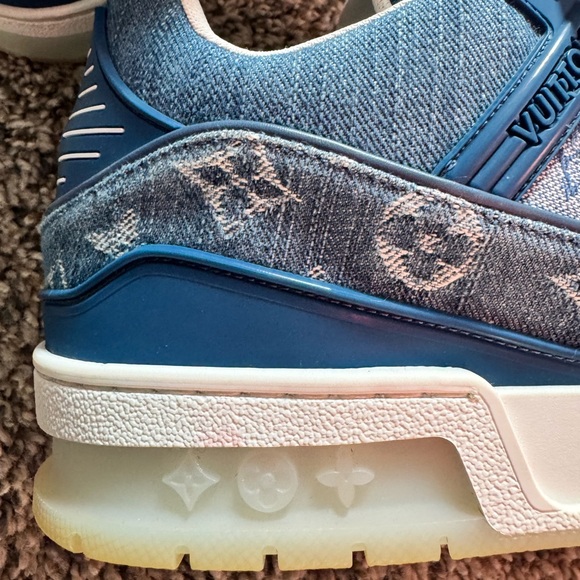 Men’s Louis Vuitton trainers low denim sneaker - Picture 2 of 11